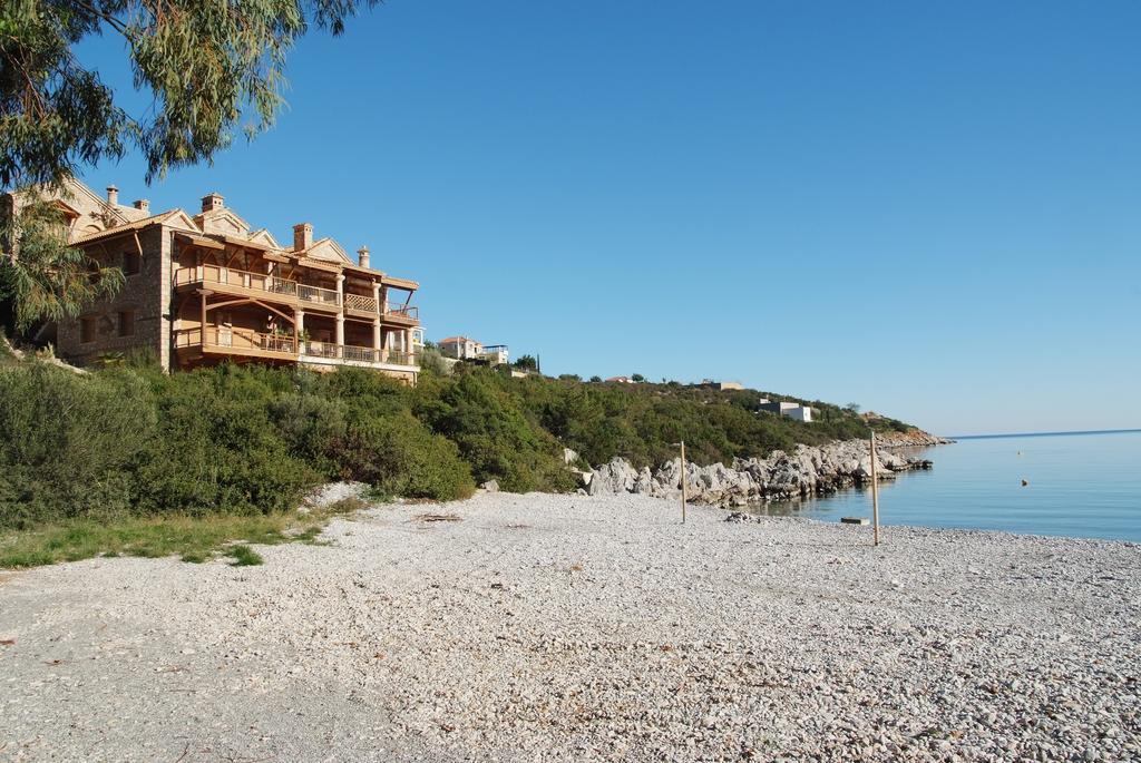 Secret Arcadia Bay - Maisonette Breathtaking Sea & Mountain View-Just On The Beach Agios Andreas  Zewnętrze zdjęcie